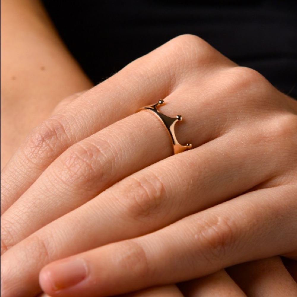 “Your Majesty” Royal Queen Minimalist Crown Ring